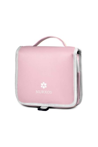 Nurxos 9817 Isparta Gülü 5 Parça Kadın Duş Çantası Seti 8681124698179