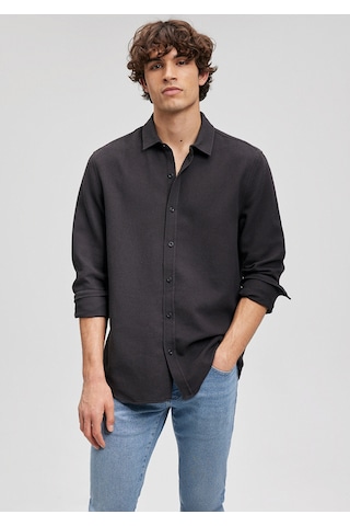 Mavi - Siyah Gömlek 8810217-900 - (534222710) Siyah