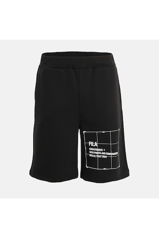 Fila Siyah Sweatshorts Wıth Sıze Pockets Siyah