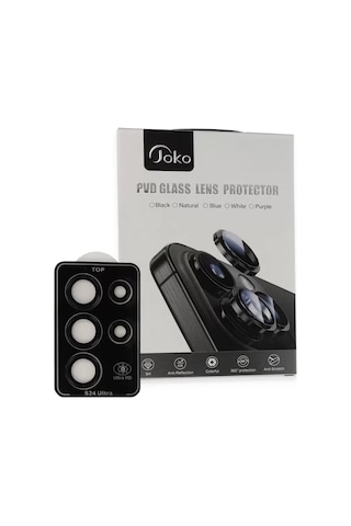 Joko Samsung Galaxy UyumluS23 Ultra Pvd Metal Kamera Lens - Siyah