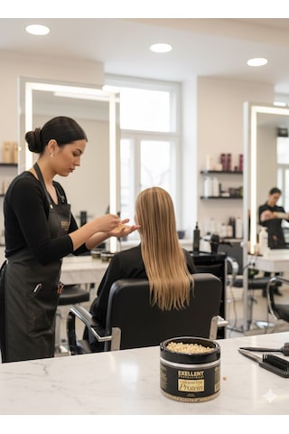 Exellent Professıonal Gold Pearl Hair Protein