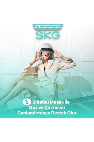 SKG E7-en Taşınabilir Akıllı Göz Masaj Aleti, Geleneksel Shiatsu Masaj Terapisi