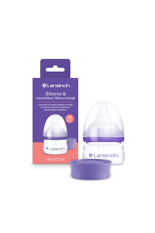Lansınoh 60 Ml Biberon ve Naturalwave Biberon Emziği 0 Ay+