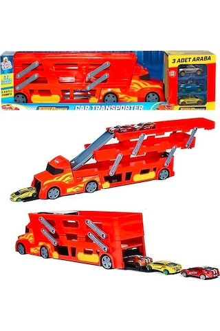King Toys TKM-1032 3 Katlı Araçlı Tır Seti
