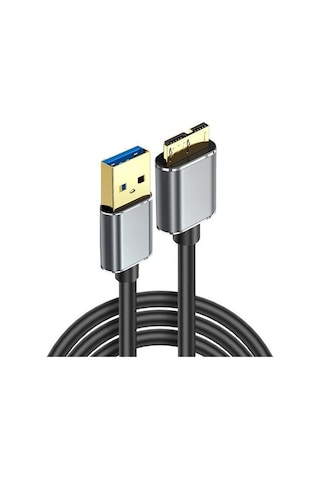 Qingmipy Usb3.0 Mikro Veri Kablosu, 1m Uzunlukta, Cep Diski Kutusu Ve Dizüstü Bilgisayarlar İçin Hızlı Transfer Kablo