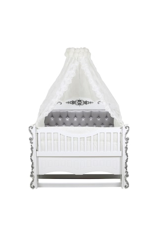 Setaymobilya Beşik, Payitaht Mdf Sallanan Beşik + Uyku Seti - Setay