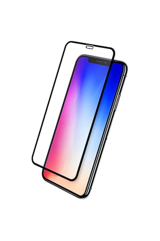 Bufalo Apple Uyumlu   iPhone 11 Pro Max Ekran Koruyucu 9D Temperli Cam - Siyah (445946974)