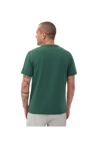 Columbia Cs0416 Csc M Button Stamp Scrıpted Ss Erkek T-shirt-32854 Yeşil
