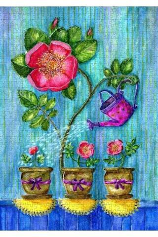 Nova 1000 Parça Anne Sevgisi Puzzle - Çiçek Puzzle