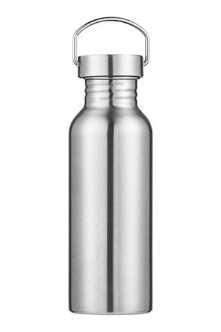 Suntek Paslanmaz Çelik Spor Su Şişesi Bisiklet Yürüyüş 600 ML Gri