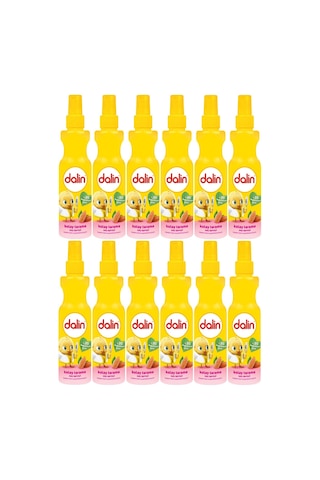Dalin Kolay Saç Tarama Spreyi 200ML Badem Özlü (12 Li Set)