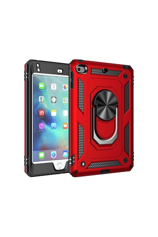 İpad Mini 4. Nesil Uyumlu Frm Tablet Vega Kapak-kırmızı Arka Kapak