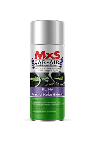 Mxs Araç Klima Temizleme Sprey Fresh 200Ml Bomba-Koku Seçenekli Klima Temizleyici Limon 200Ml