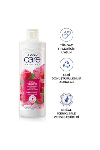 Avon Care Haircare 2'si 1 Arada Şampuan ve Saç Kremi Bakım Seti 5 x 700 ML