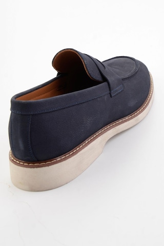 Bambi Lacivert Hakiki Deri Erkek Loafer Ayakkabı E01547010701 Lacivert