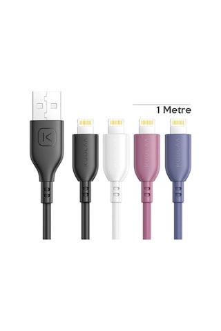 Kuulaa 1M Mfı Sertifikalı 2.4A Apple iPhone Uyumlu 11,11Pro Xs Xr-8 Usb Kablo (457755047)