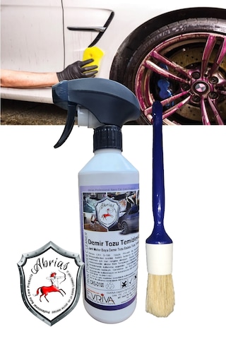 Demir Tozu Temizleyici Pro 500ml + Jant Detay Fırçası