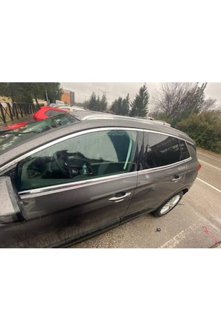 Opel Grandland X Krom Alt Cam Çıtası 6 Parça Paslanmaz Çelik 2017