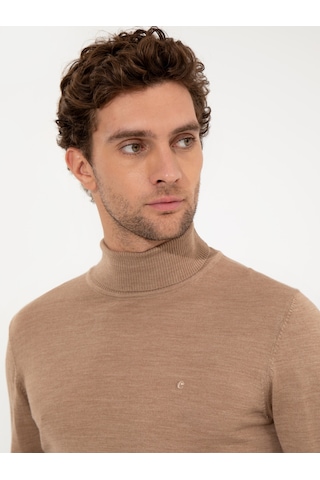 Cacharel Erkek Camel Kazak /triko 50257269-vr015 Kahverengi
