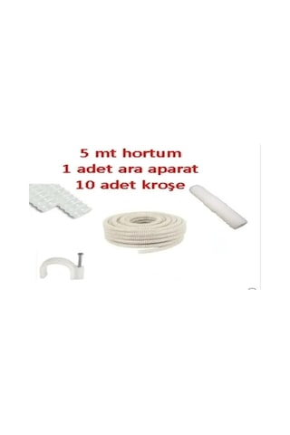 Klima Su Tahliye Drenaj Hortumu 5mt + Ek Birleştir