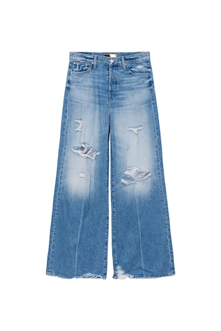 Mother Denim Şık Ve Rahat Geniş Paça Kot Pantolon Mavi