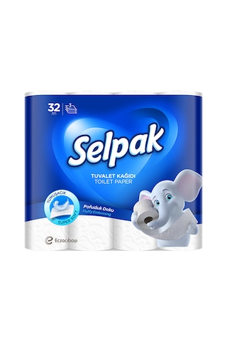 Selpak Süper Soft Üç Katlı Tuvalet Kağıdı 32 Rulo