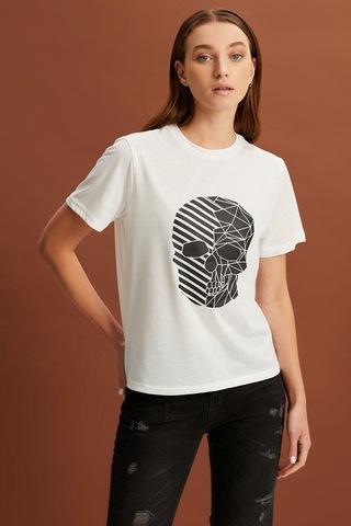 Alexandergardı Baskılı Basic T-shirt B22-385a 001