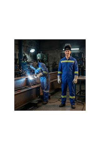 Busan Supply Isı, Alev Ve Kaynak Sıçramalarına Karşı Koruyucu Tulum
