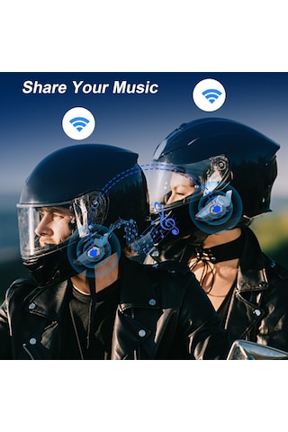 Jokmae H9 1000 M Menzil Bt5.1 Motosiklet Kaskı İnterkomu