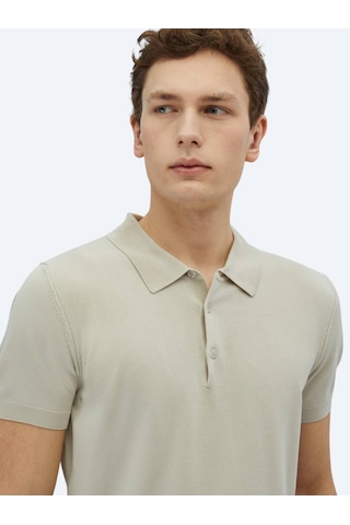 Taş Polo Yaka Düz Örgü Triko Taş