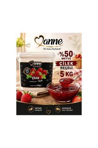 Visne-cilek-karadut Receli 5kg X 3 Adet