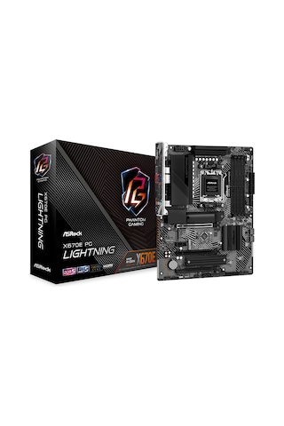 Asrock X670e Pg Lıghtnıng 7200mhz Oc Ddr5 Soket Am5 Hdmı Dp M.2 Atx Anakart X670e Pg Lıghtnıng