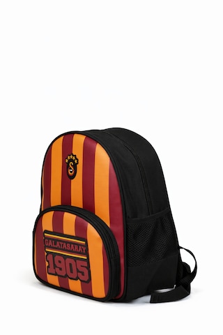 Galatasaray Lisanslı Logo Baskılı Anaokulu Çantası - Sarı Kırmızı 2 Bölmeli Sırt Çantası Sarı - Kırmızı - Siyah