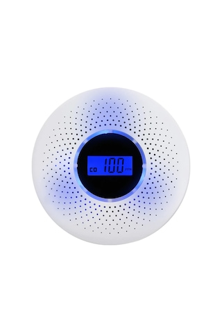 Teltree Karbonmonoksit Ve Duman Dedektörü - Lcd Ekranlı Çift Sensörlü Acil Alarm Cihazı