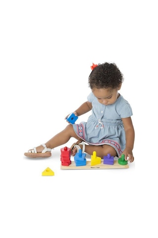 Melissa&Doug Renkli Şekil Dizme MD000379
