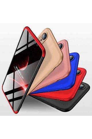 Apple Uyumlu iPhone Xr 6.1 Kılıf Zore Ays Kapak Mavi