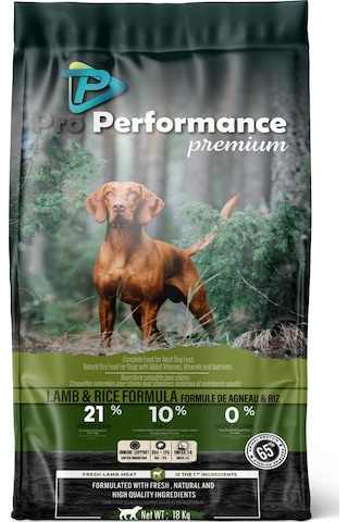 Pro Performance Kuzu Etli Yetişkin Köpek Maması 18 KG