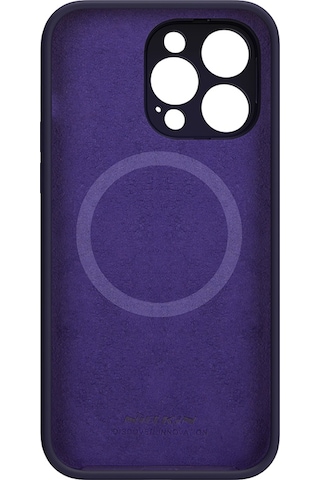 Nillkin Apple Uyumlu iPhone 14 Pro Max Stand Özellikli Lens Koruyuculu Lansman Kılıf Derin Mor