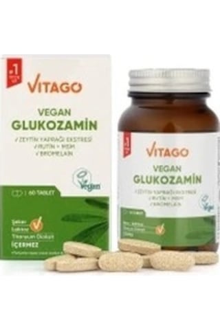 Vitago Vegan Glukozamin 60 Tablet