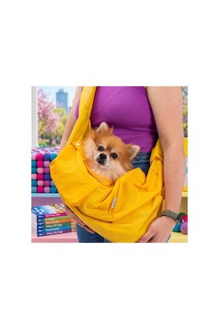 Kedi Ve Köpek İçin Crossbody Pet Sling Taşıma / Seyahat Ana Kucağı Çantası