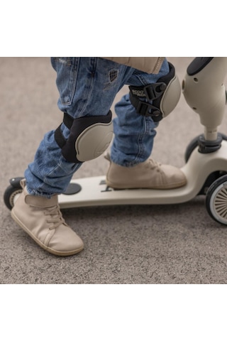 Scoot And Ride Xxs-s Dizlik Ve Dirseklik Scooter Koruyucu Set Açık Gri 230925-00017 Açık Gri