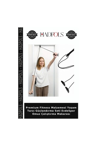 Premium Fitness Malzemesi Yaşam Tarzı Güçlandırma Seti Evdespor Omuz Çalıştırma Makarası