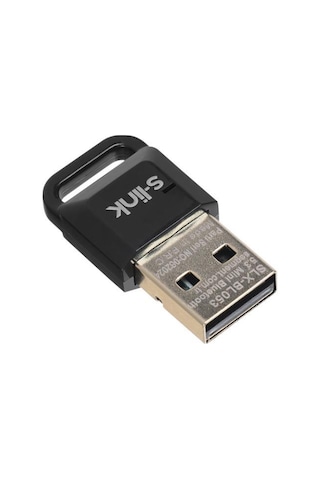 S-link Slx-bl053 Bluetooth 5.3 Alıcı, Mini Dongle Usb Alıcı, Bluetooth 5.3 Adaptör, Usb Bluetooth 5.3, Win7/8/10/11 Tak Çalıştır, Çoklu Cihaz Bağlama Pc İçindir