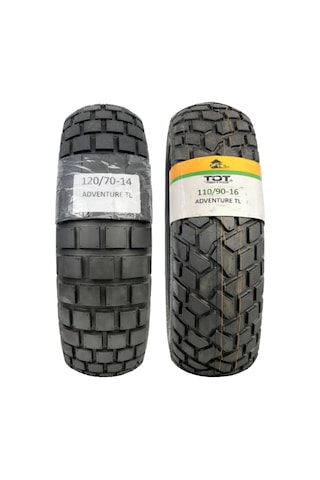 Mondial Prostreet 125 Motosiklet Lastik Seti 120/70-14 Ve 110/90-16 Tl Dubleks