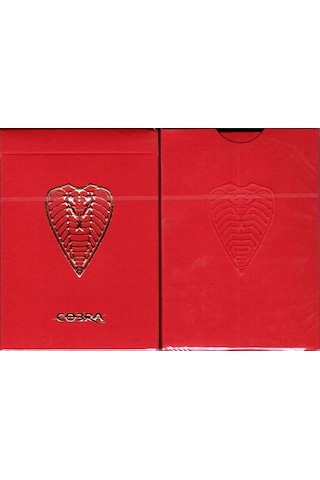 Cartamundi Cobra Red V2 Oyun Kağıdı Limited Edition Koleksiyonluk İskambil Kartları Destesi