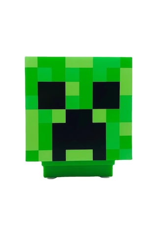 Minecraft Creeper Taşınabilir Şarjlı Pilli Müzikli Gece Lambası Yeşil