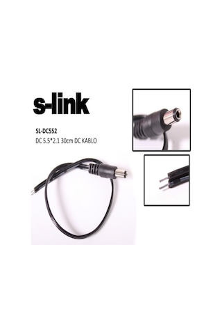 S-Link Sl-Dc552 30 Cm Dc Cctv Power Jack Kablo