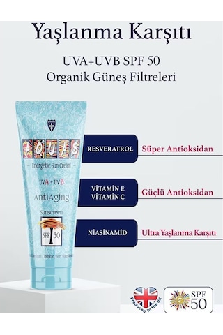 Aquas Yaşlanma Karşıtı Spf 50+ Güneş Kremi 100 Ml