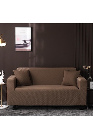 Novahub 2023 Yılın Yeni Kalın Jakarlı Kaymaz Kanepe Minderi Kılıfı, Mavi, Evrensel Uyum, Dayanıklı Ve Kolay Bakım Mavi