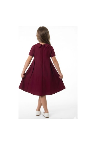 Xo Kids Kız Çocuk Elbise 4-8 Yaş 9095 Mor